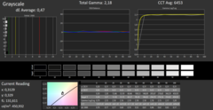 CalMAN: grayscale (calibrated)