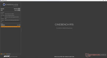 Cinebench R15 的电池性能（单次运行）