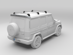 即将推出的奔驰 G 级 EQ 显然仍保留了 G 级的方正外观。(图片来源:梅赛德斯-奔驰)