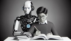 OpenAI 学习模式提供循序渐进的解题方法，帮助学生学习。(图片来源：人工智能生成，Dall-E 3）