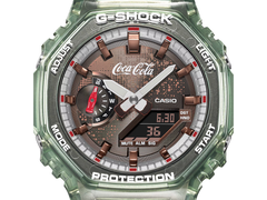 卡西欧 GA-2100CC-3A 表盘特写。