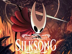 空洞骑士带有徽标的 Silksong 插图（图片来源：Team Cherry 有编辑）