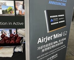 台北电脑展上的 Frore Systems。(图片来源：Andreas Sebayang/Notebookcheck.com）