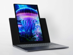 图为联想的 ThinkBook Project Vivo 概念机。(图片来源：联想）