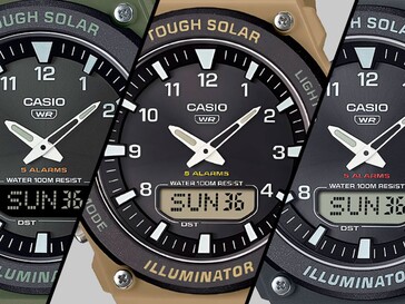 卡西欧 AQ-S820 系列手表。(图片来源：Casioblog）
