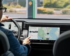 运行谷歌地图的 Rivian 电动汽车。(图片来源：Rivian）