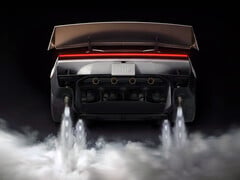 Tesla Roadster 2 的推进器正在运行。