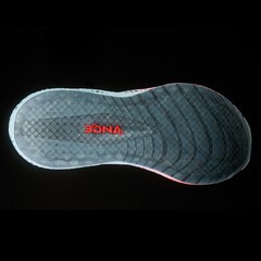 布鲁克斯的 3DNA 是其 3D 打印中底技术（图片来源：惠普）