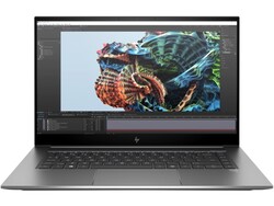 在审查中。惠普ZBook Studio 15 G8。测试装置由惠普提供