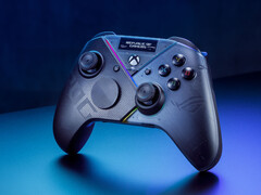 华硕的新控制器可能是 2023 年发布的 Raikiri Pro(如图)的后续产品。(图片来源:华硕 ROG)