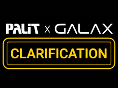 显示 Palit 及其子品牌 Galax 徽标的图片