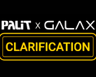 显示 Palit 及其子品牌 Galax 徽标的图片