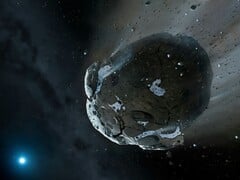 艺术家绘制的小行星插图。