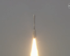 NISAR 运载火箭从卫星达万航天中心升空（图片来源：印度空间研究组织）