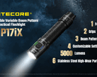 Nitecore P17iX 具有与 P27iX 相同的功能，只是云台更小一些