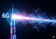 6G sub-THz 频谱已被证明能够支持高达 280 Gbps 的数据传输速度(图片来源:人工智能生成的图片)