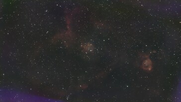 第二张天体摄影照片有 550 多张叠加图像，拍摄时间超过三小时（图片来源：Marc Zander / Notebookcheck）