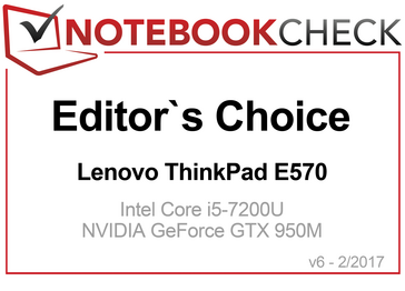 2017年4月编辑选择奖：ThinkPad E570