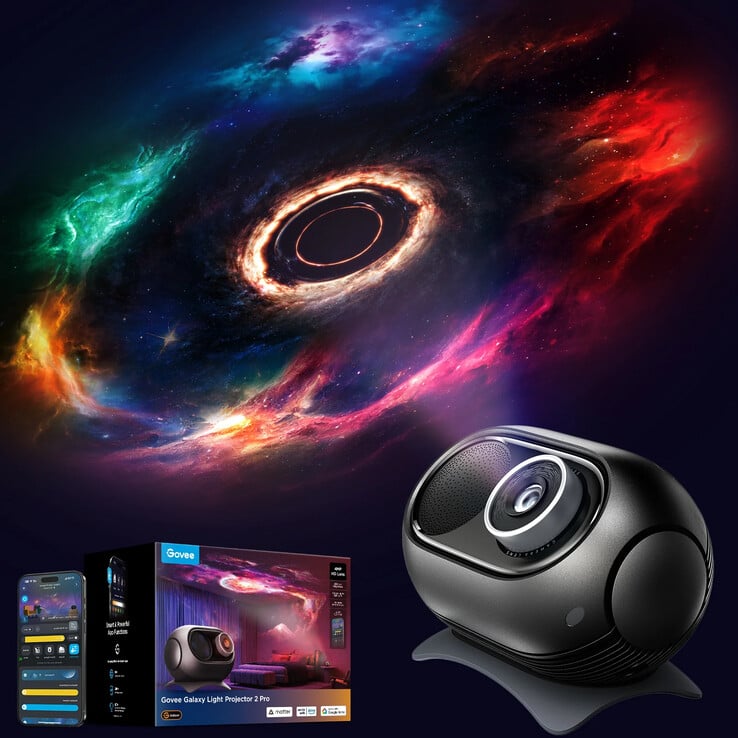 GoveeGalaxy Light Projector 2 Pro。(图片来源：Govee）
