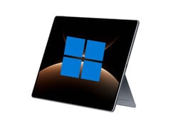 MatePad Edge 预计将采用 PC 级麒麟 9030 处理器。图：印有 Windows 徽标的可转换平板电脑。(图片来源：华为 - 已编辑）
