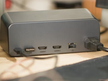 MOKiN 13合1 USB-C 扩展坞后部端口连接