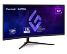 VX3418C-2K 游戏显示器采用曲面超宽屏设计（图片来源：ViewSonic）