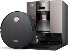 S20 Infinity 机器人真空吸尘器（如图）是 Yeedi 的最新创新产品。(图片来源：YEEDI）