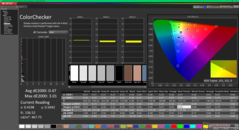校准后的 ColorChecker