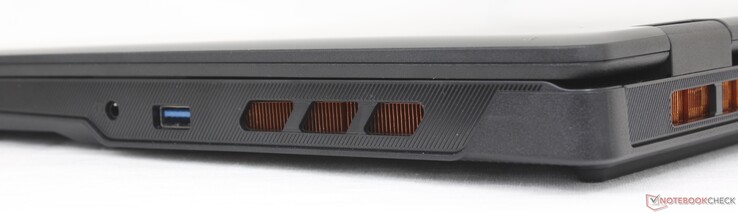 右：3.5 毫米耳机，USB-A 3.2 Gen.
