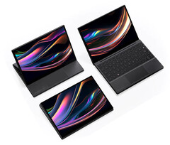 One-Netbook 5 与 Surface Laptop Studio 系列一样支持各种姿势。(图片来源：One-netbook via Minixpc）