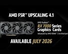 AMD 针对 RX 7000 系列图形处理器发布的 FSR 4.1 INT8 公告截屏