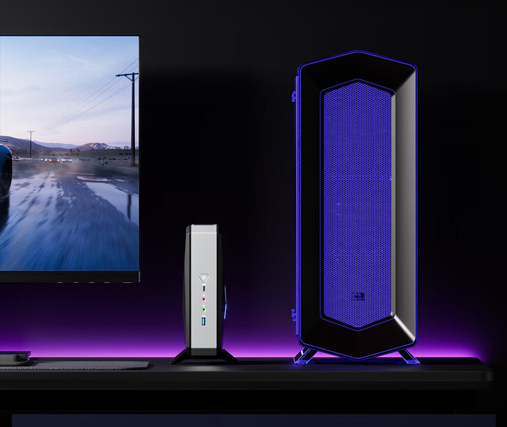 外形小巧的 AOOSTAR 游戏迷你 PC（图片来源：JD.com）