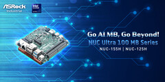 华擎首次推出 NUC Ultra 100 主板系列（图片来源：华擎）