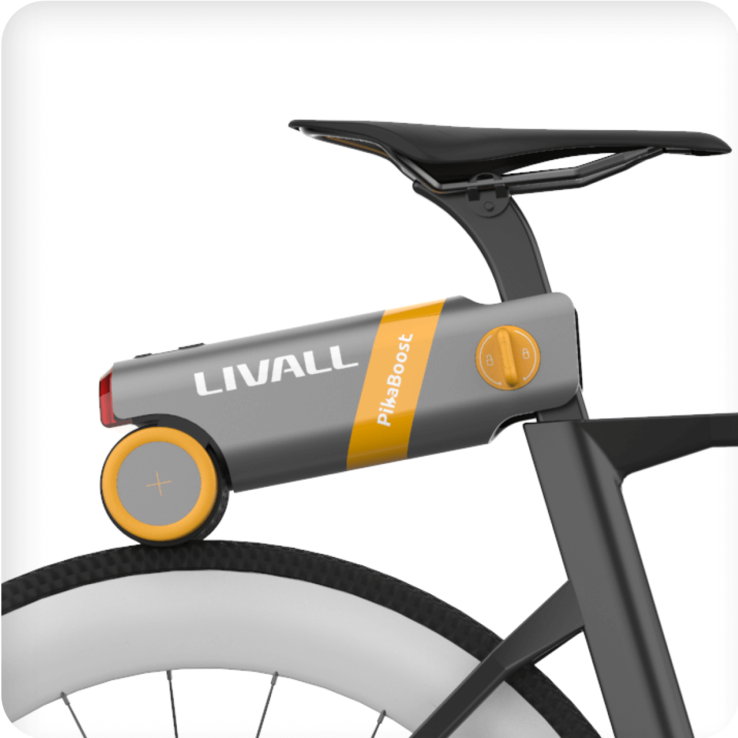 LIVALL PikaBoost电动自行车改装套件。(图片来源：LIVALL PikaBoost)