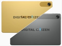据称是联想 Idea Tab Malibu Plus/Pro 的柑橘黄款（上图）和 Idea Tab Malibu 的石墨灰款（下图）。