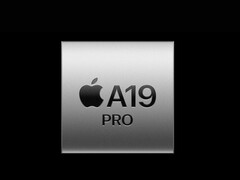 Apple 银色 A19 Pro 芯片徽标（图片来源：Apple)