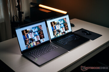 华硕 ROG Zephyrus G16（左）与 ProArt P16（右）