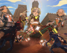 Dice Gambit》是一款风格化的策略 RPG 游戏，其中还夹杂着些许幽默。图为游戏封面作品之一。(图片来源：GameTrailers on YouTube/Dice Gambit） 