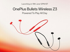 OnePlus Bullets Wireless Z3（如图）将作为 2022 年 OnePlus Bullets Wireless Z2 的继任者推出。(图片来源：OnePlus）