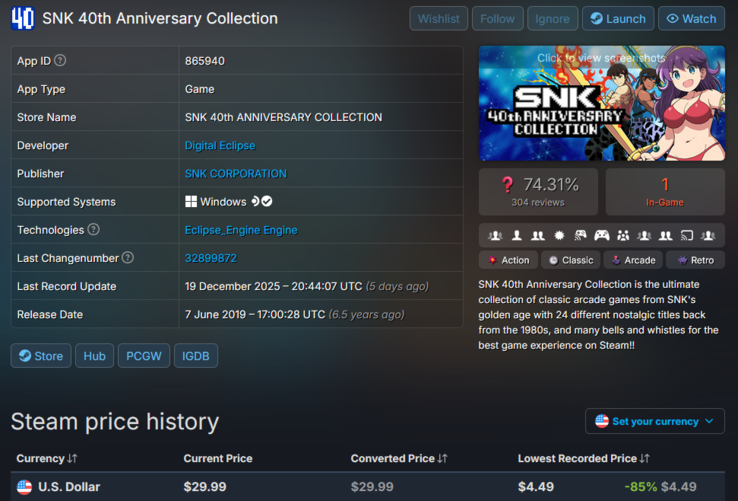 (图片来源：SteamDB）