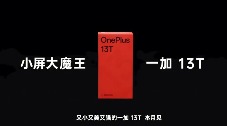 小屏幕，大恶魔。OnePlus 13T。(图片来源：OnePlus）