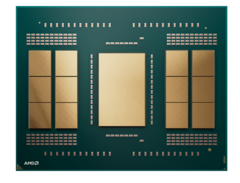 AMD Ryzen Threadripper Pro 9995WX 在 I/O 两侧设有 12 个计算单元。(图片来源：AMD）