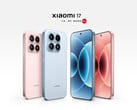 小米 17 有四种颜色可供选择，均通过了 IP68 认证。(图片来源：小米）