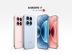 小米 17 有四种颜色可供选择，均通过了 IP68 认证。(图片来源：小米）