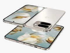 谷歌的新款可折叠手机在外观上似乎几乎没有任何变化。(图片来源:Android Headlines & OnLeaks)