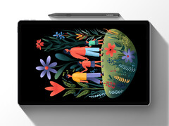 联想最新发布的小新 AI 平板 Pro GT 的预告图中隐藏着一个横向网络摄像头。(图片来源：联想）