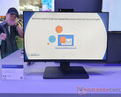 The Asus ExpertCenter P600 AiO can be configured with a CPU with up to 50 TOPs NPU. Pictured: the 27-inch model. (Image source: Notebookcheck)