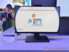 华硕 ExpertCenter P600 AiO 可配置高达 50 TOPs NPU 的 CPU。图:27 英寸机型。(图片来源:Notebookcheck)