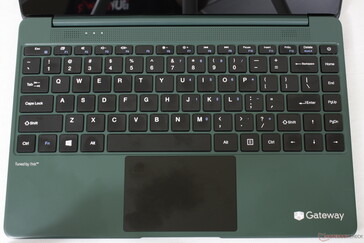 键盘没有背光灯。此外，随着时间的推移，印刷的按键标签可能最终会被擦掉。