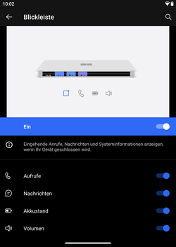 微软Surface Duo 2 扫视栏